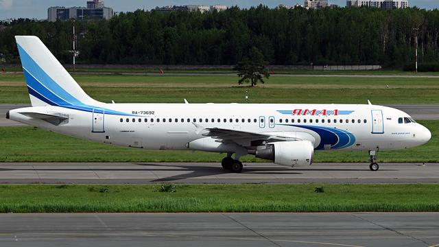 RA-73692:Airbus A320-200:Ямал